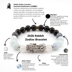 Rabbit Zodiac Pixiu Bracelet | Steady Clarity