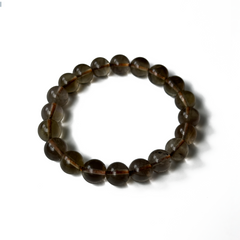 Smoky Quartz & Natural Citrine Crystal Bracelet