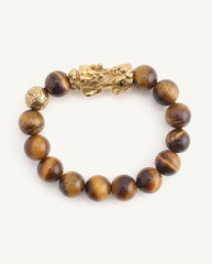Confidence Charm | Pixiu Dragon Tiger Eye Bracelet, alternate view