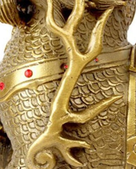 Brass Chi Lin Pair photo 4