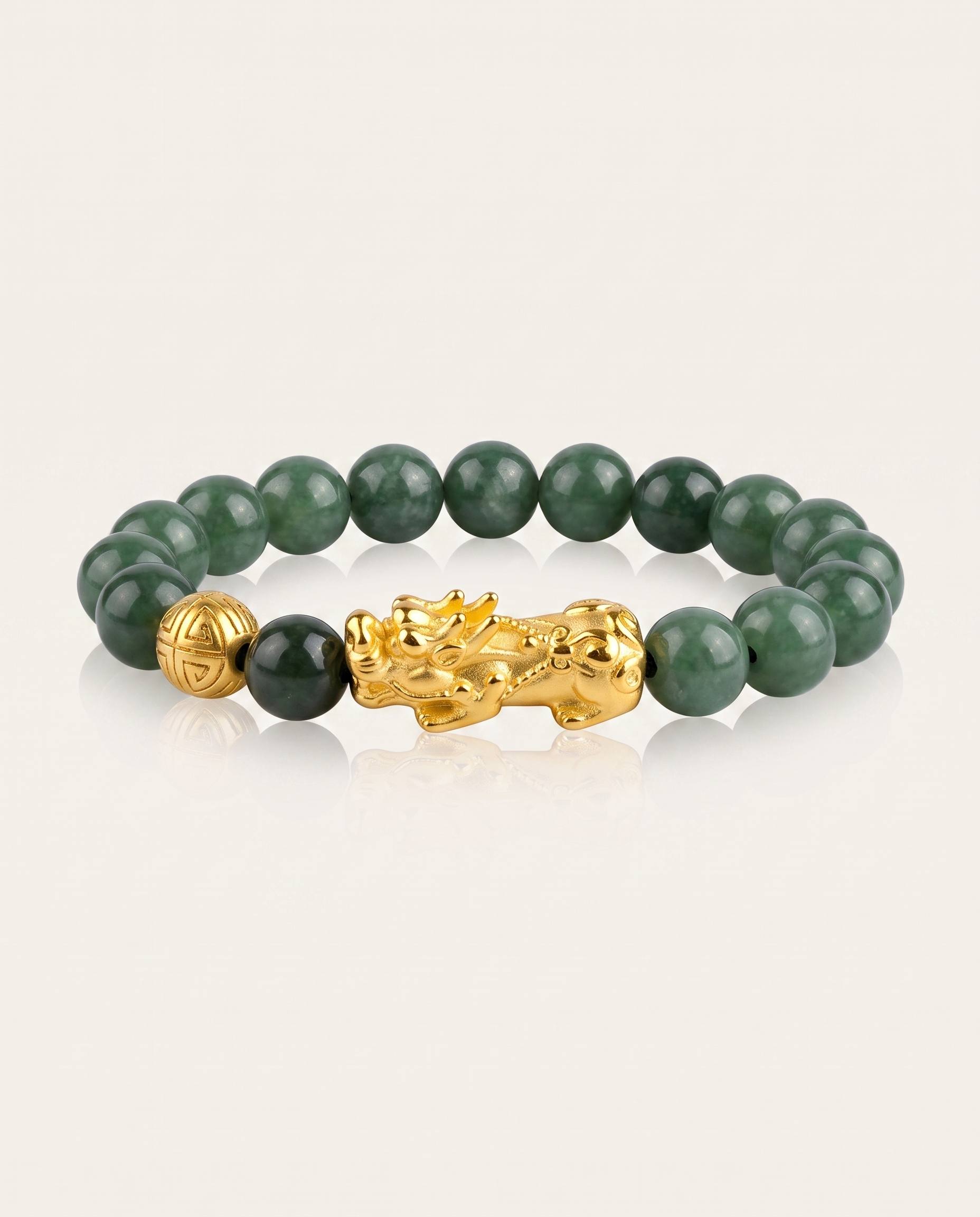 Abundance Charm | Pixiu Dragon Jade Bracelet