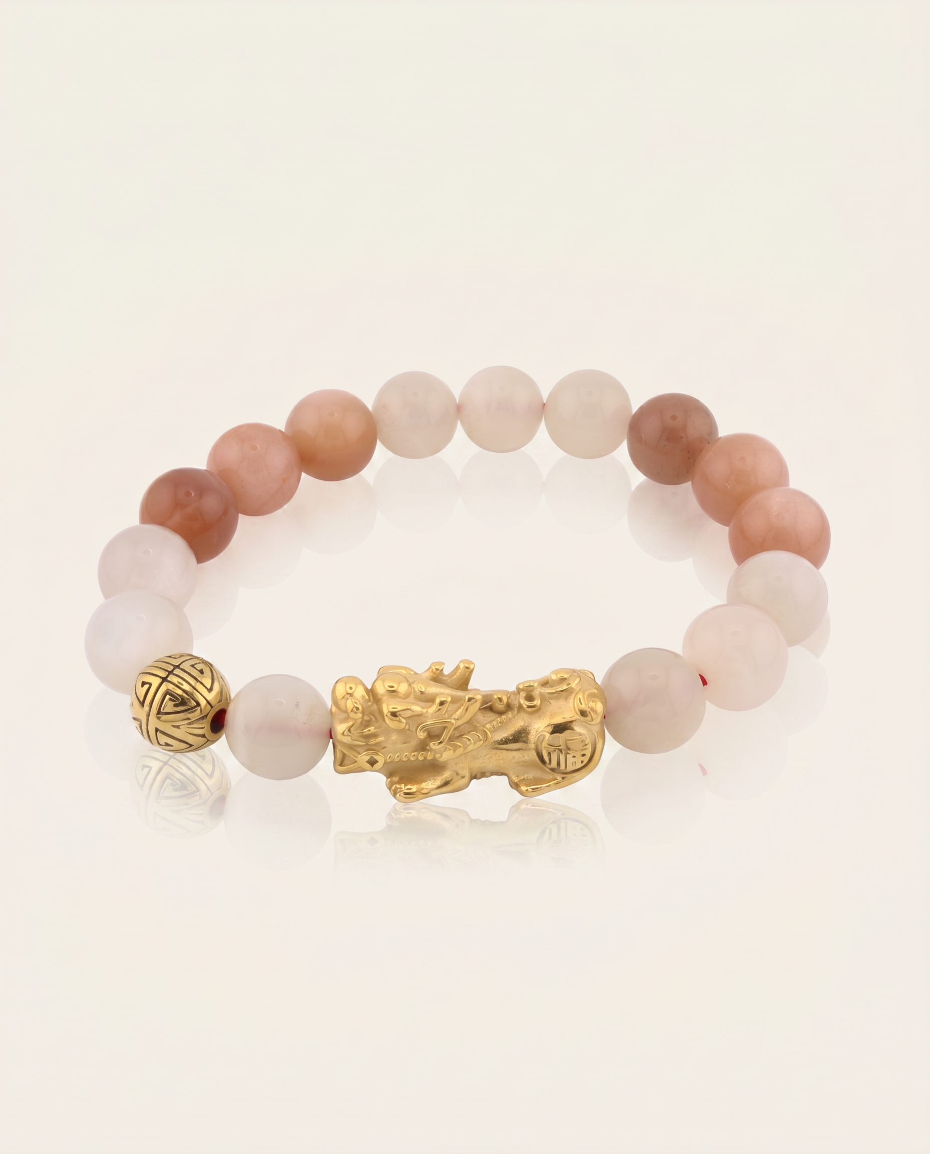Celestial Love | Pixiu Dragon Sunstone & Moonstone Bracelet