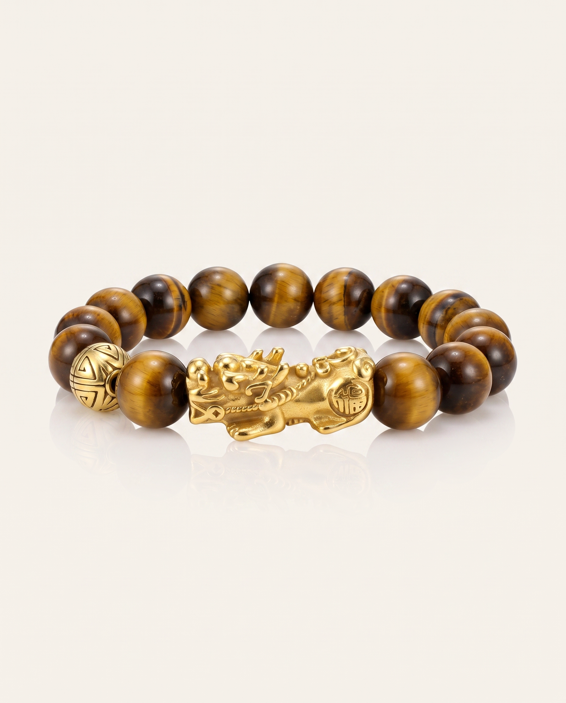 Confidence Charm | Pixiu Dragon Tiger Eye Bracelet
