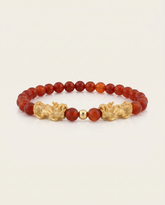 fortune-charm-mini-dual-pixiu-red-agate-bracelet