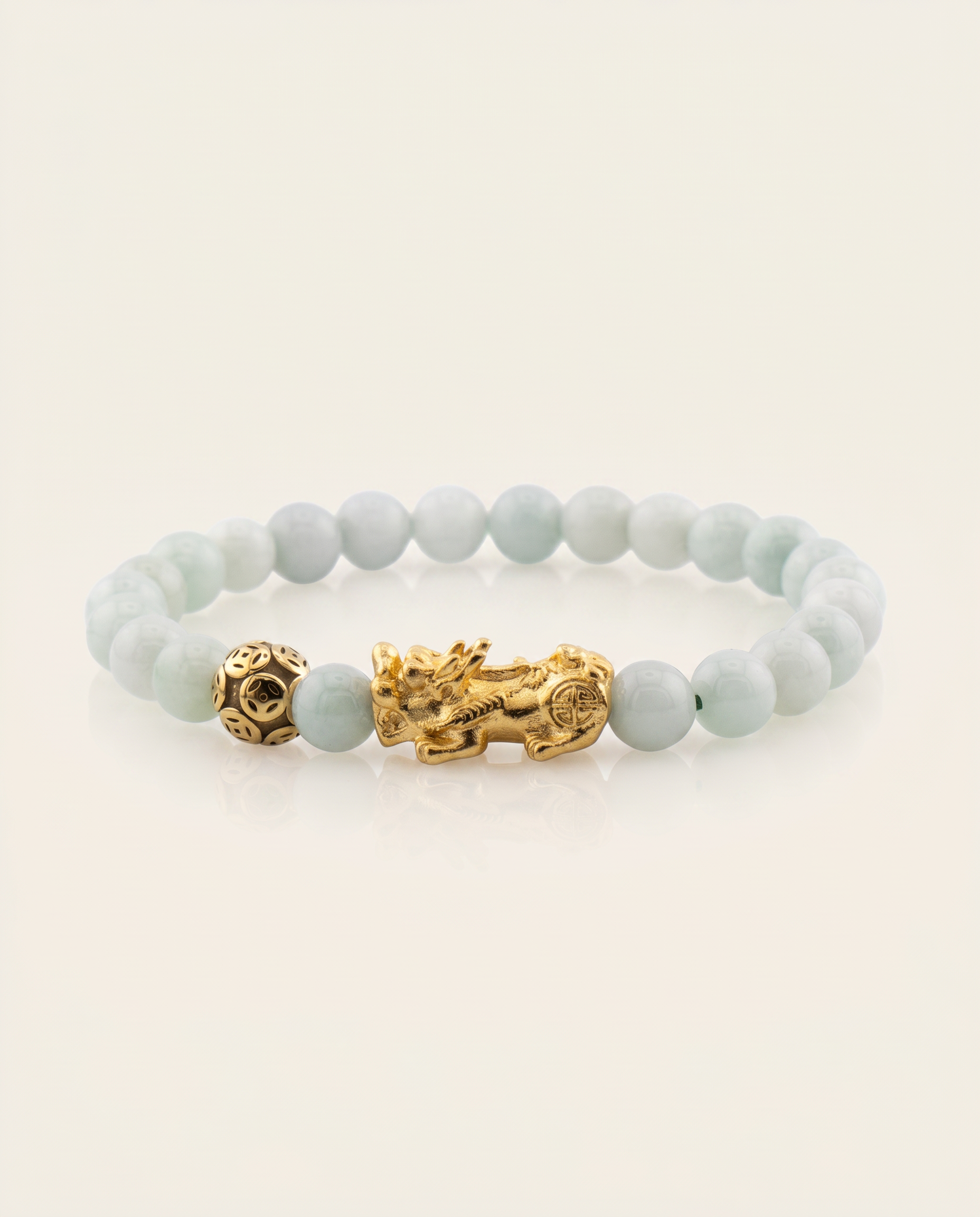 Heaven's Stone | Pixiu Dragon Burma Jade Bracelet