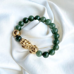 Abundance Charm | Pixiu Jade Bracelet 8.5-9.5mm