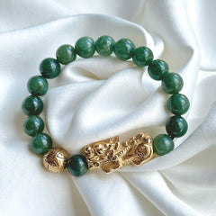 Abundance Charm | Pixiu Jade Bracelet 8.5-9.5mm