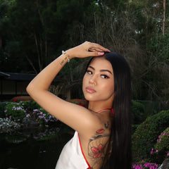 Mini Harmony Charm | Mini Pixiu Light Green Jade Bracelet - 5mm