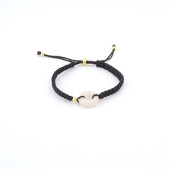 Red String Jade Donut Pendant Bracelet