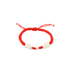 Pure Silver Double Baby Pixiu Red String Bracelet (Copy)