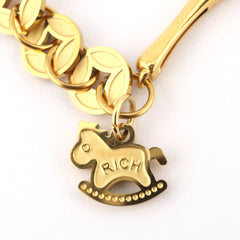 Five Emperor's Coin Bracelet