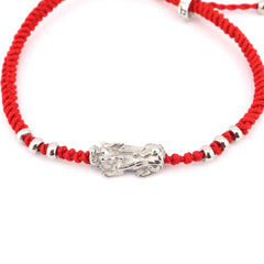 Pixiu with 6 Beads Red Pixiu String Bracelet