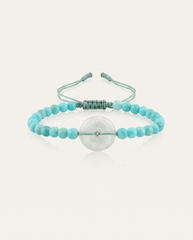 Jade Adjustable Blue String Bracelet