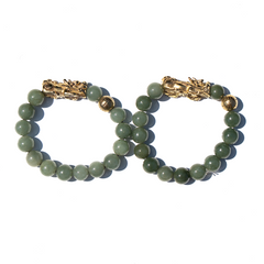Abundance Charm | Pixiu Jade Bracelet 8.5-9.5mm