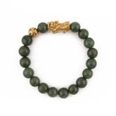 Abundance Charm | Mini Pixiu Jade Bracelet - 8.5mm