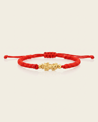 Pixiu Dragon Adjustable Red String Bracelet