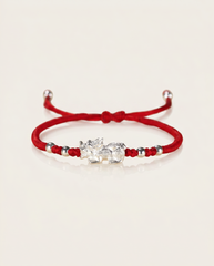 Pixiu Dragon Adjustable Red String Bracelet