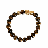 Mini Courage Charm | Pixiu Tiger Eye Bracelet