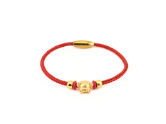 Made to Order Zodiac Red Metal Mesh String Bracelet