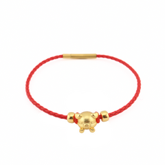 Made to Order Zodiac Red Leather String Bracelet