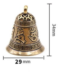 Brass Charm Keyring photo 3