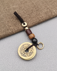 Brass Charm Keyring