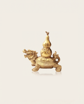 Dragon Turtle with Hulu brass statue
