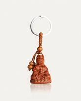 Carved Peachwood Keyring