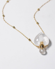Clear Quartz Potion Bottle Necklace photo 4