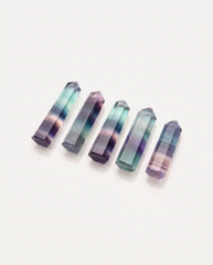 Rainbow Fluorite Prism Point Crystal photo 2