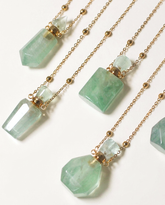 Fluorite Potion Bottle Necklace