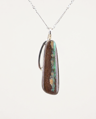 Light Pillar Opal Necklace