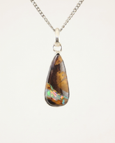 Teardrop Australian Opal Necklace