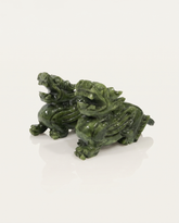 green jade pixiu pair