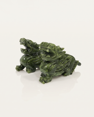 green jade pixiu pair