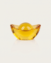 glass golden ingots