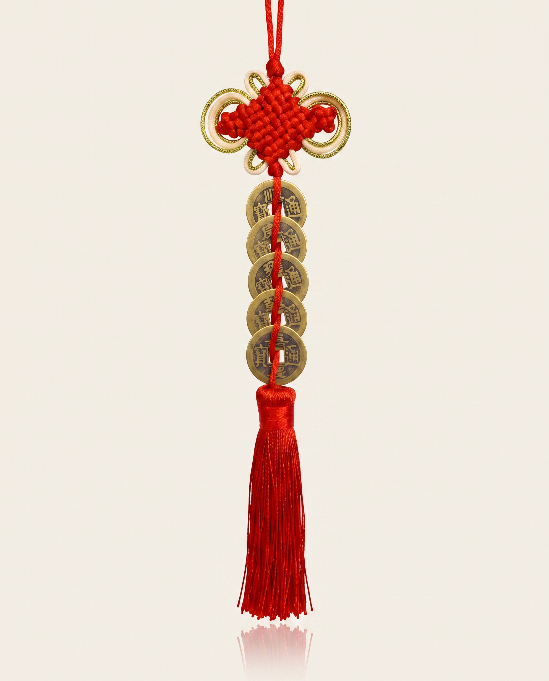 Five Emperor Coins Charm