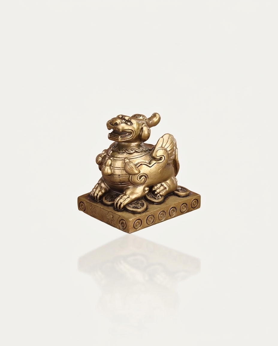 Resin pixiu statue - studio photo