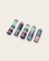 Rainbow Fluorite Prism Point Crystal photo 1