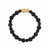 Protection Charm | Lava Rock Mini Pixiu Bracelet