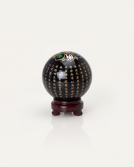 Obsidian Heart Sutra Crystal Ball photo 4