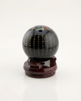 Obsidian Heart Sutra Crystal Ball