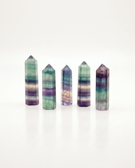 Rainbow Fluorite Prism Point Crystal photo 3