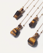 Tiger Eye Potion Bottle Necklace
