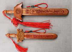 Peach Wood Sword Charm