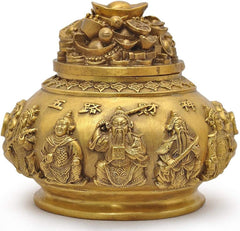 Brass Wealth Bowl