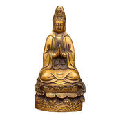 Brass Guan Yin Statue