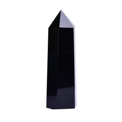 Black Obsidian Protection Healing Crystal Prism