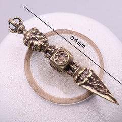 Genuine Brass Lucky Charm Keyring