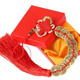 Ten Emperor Coins Charm